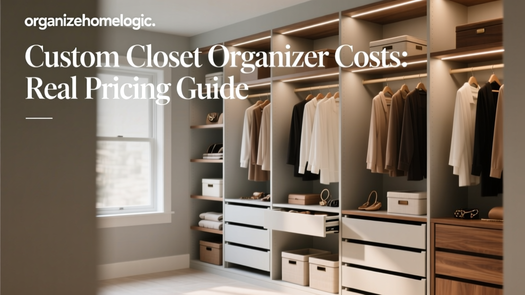Custom Closet Organizer Costs: Real Pricing Guide
