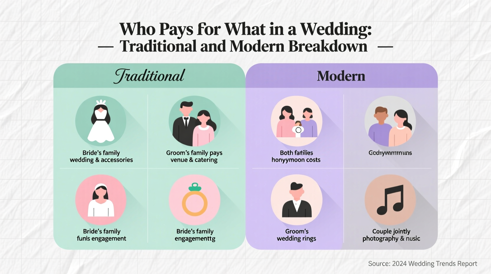 who pays for what wedding