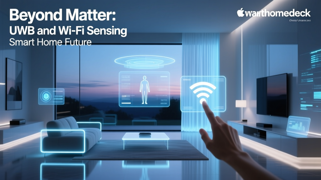 Beyond Matter: UWB and Wi-Fi Sensing Smart Home Future
