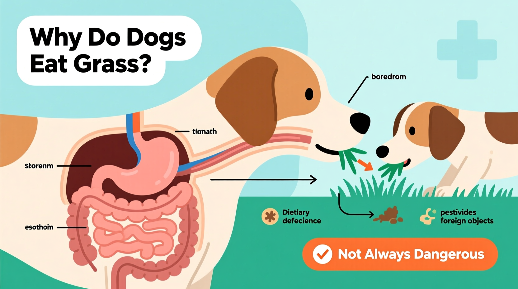 why does my dog eat grass and is it actually dangerous