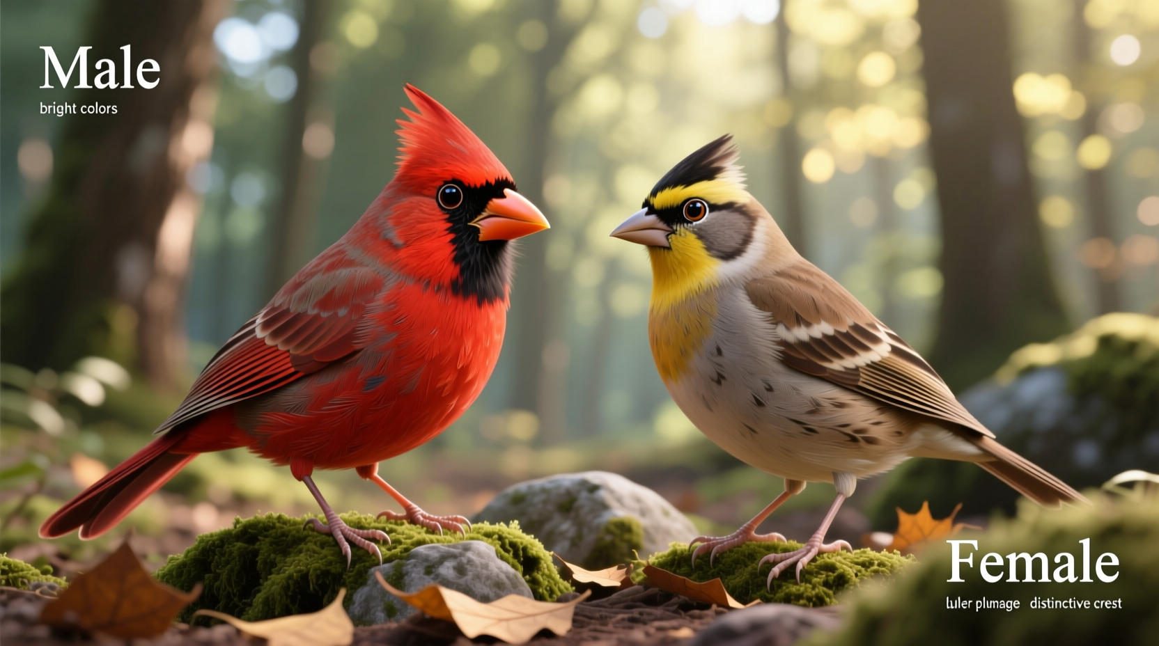 How to Tell if Birds Are Male or Female