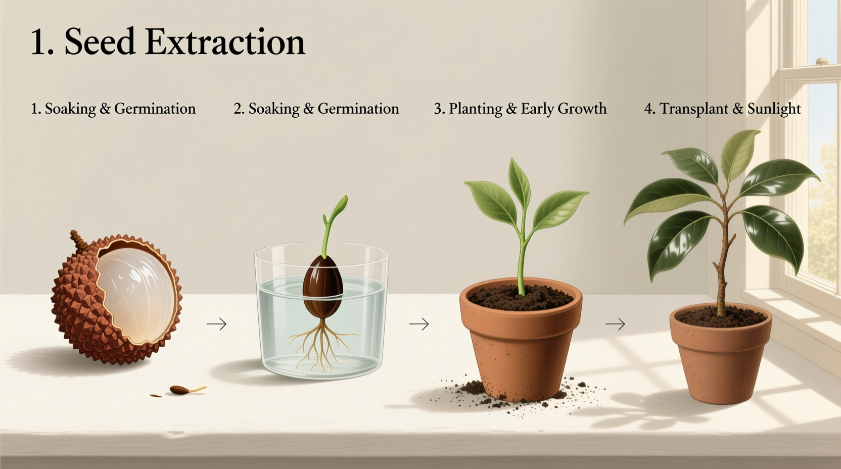 How to Grow Lychee from Seed: Complete Step-by-Step Guide