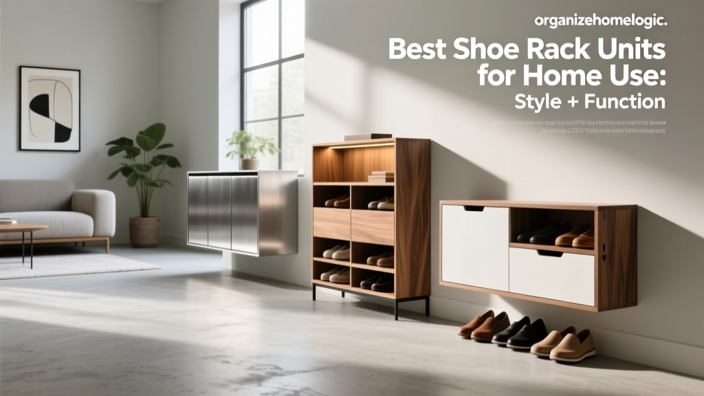 Best Shoe Rack Units for Home Use: Style + Function