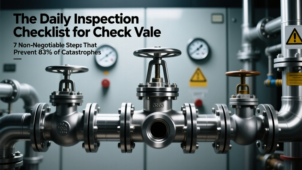 Check Valve Daily Inspection: 7 Steps to Prevent Failure