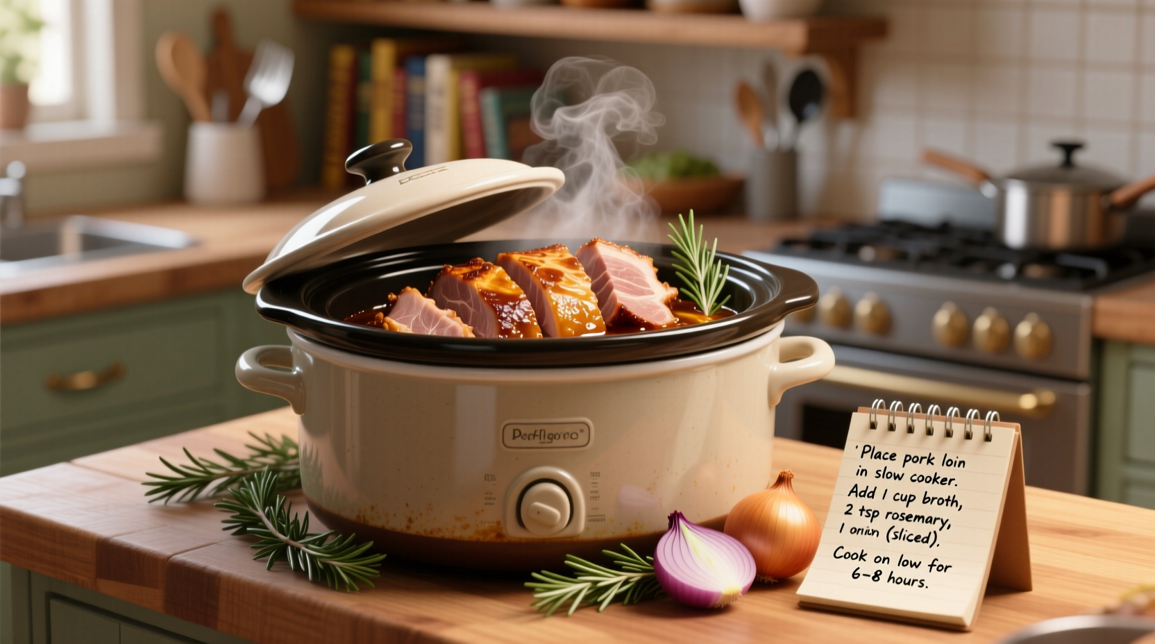 how to cook pork loin in slow cooker