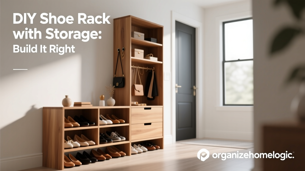DIY Shoe Rack with Storage: Build It Right