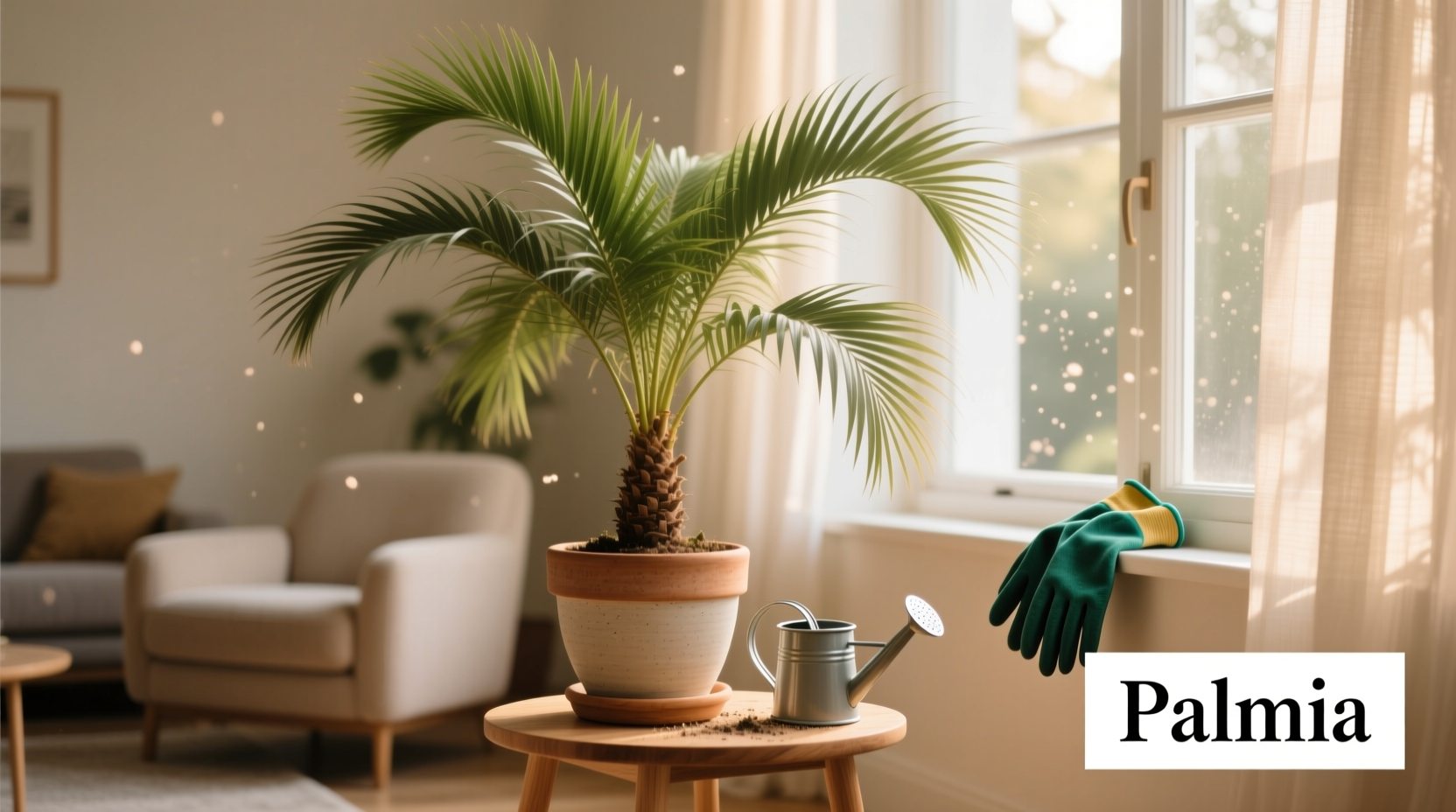 caring for indoor palm plants