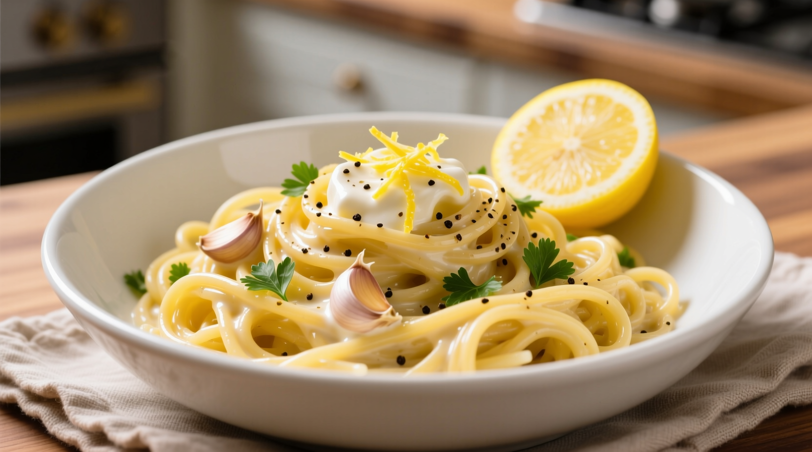 Creamy Lemon Garlic Pasta: Perfect Recipe in 20 Minutes
