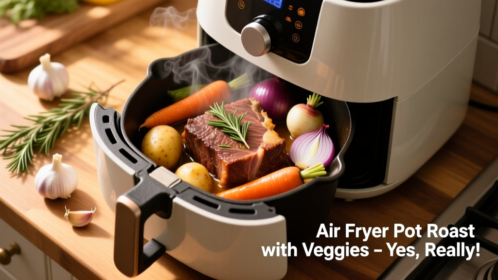 Air Fryer Pot Roast with Veggies: Yes, Really!