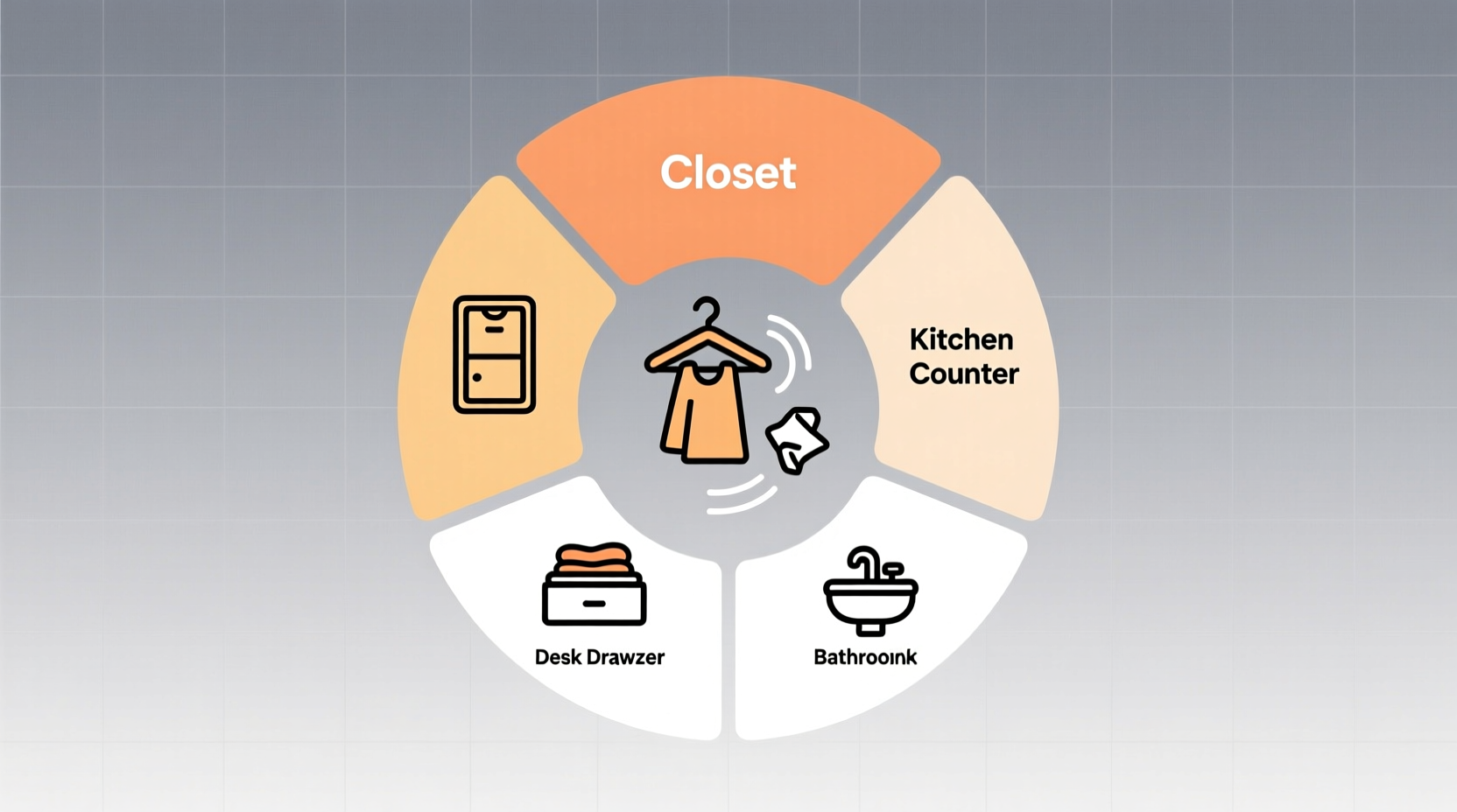 where to declutter first if you only have 20 minutes