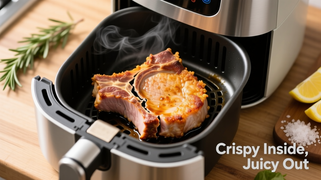 Perfect Center Cut Pork Chop in Air Fryer (Crispy & Juicy!)