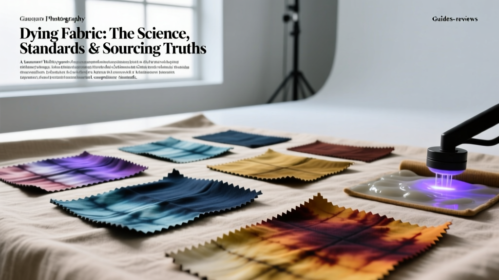 Dying Fabric: The Science, Standards & Sourcing Truths