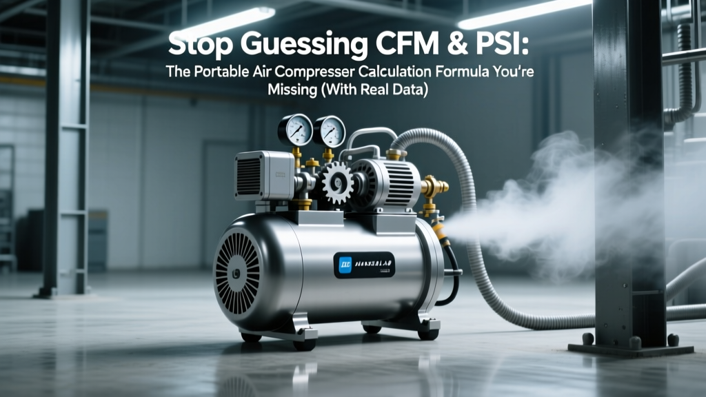 Portable Air Compressor CFM/PSI Calculation Formula