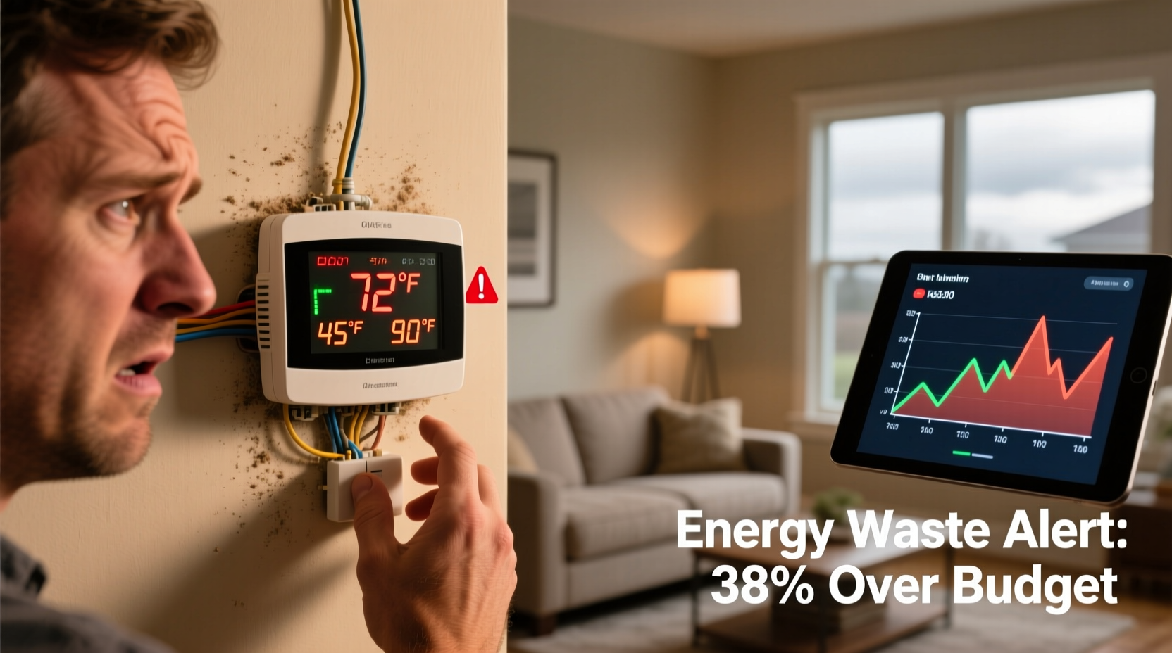 why is my smart thermostat acting up and wasting energy