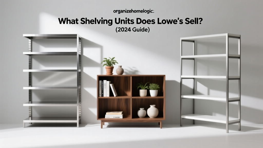 What Shelving Units Does Lowe's Sell? (2024 Guide)