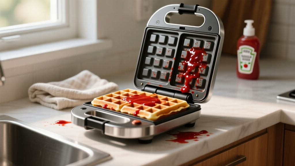 Tested: How to Get Ketchup Out of Waffle Maker Fast