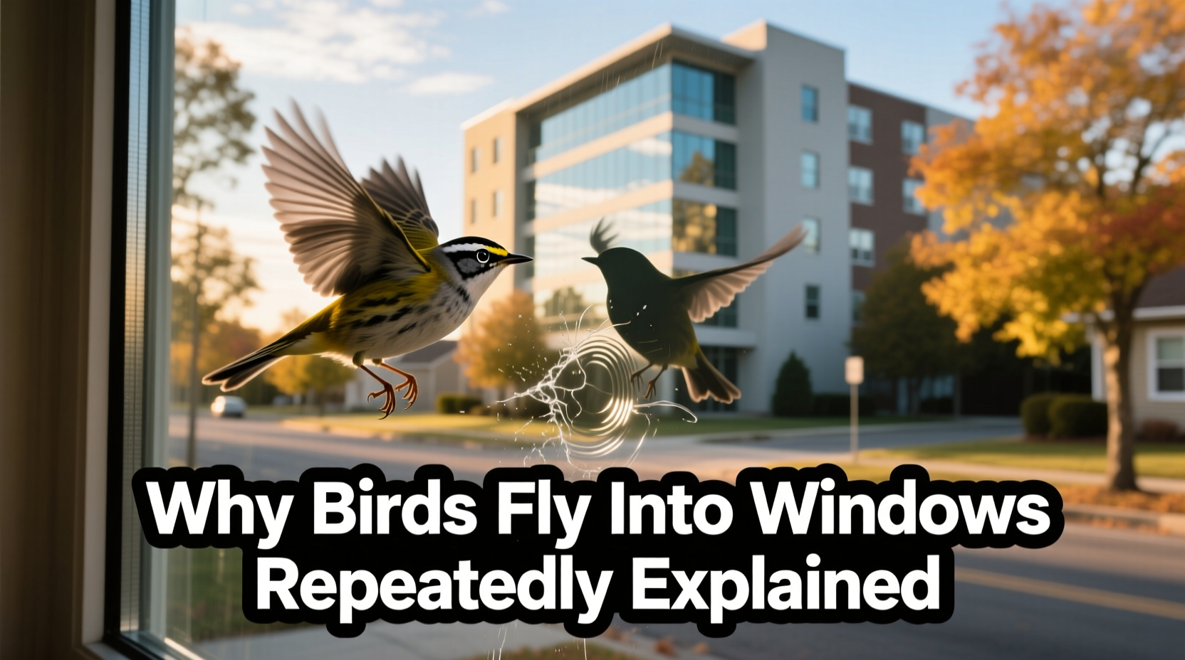 Why Birds Fly Into Windows Repeatedly Explained