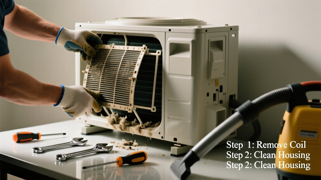 How to Replace a Dirty AC Condenser Coil Component