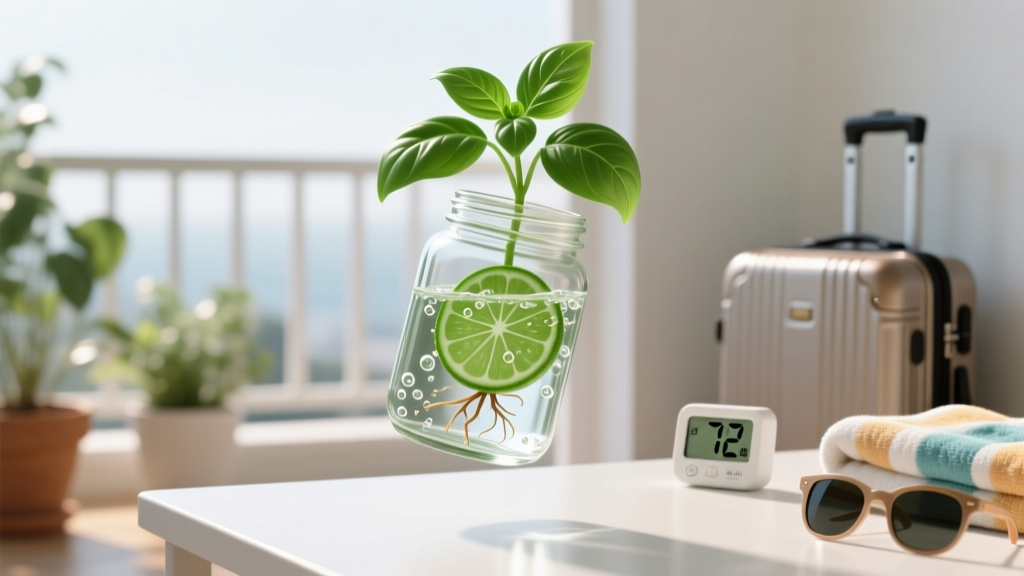 Fast-Growing Propagating Plants Water Change on Vacation