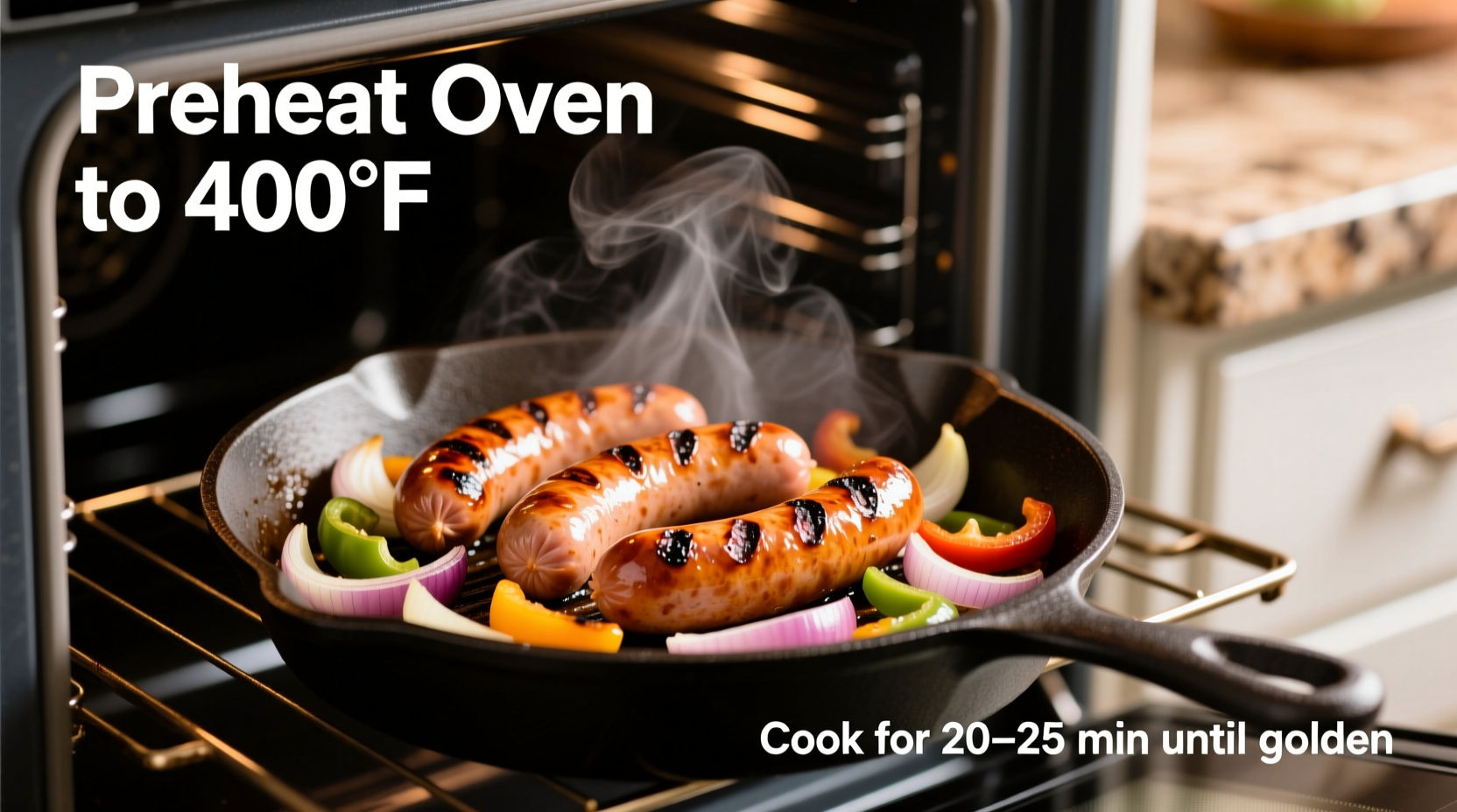 how to cook brats in an oven