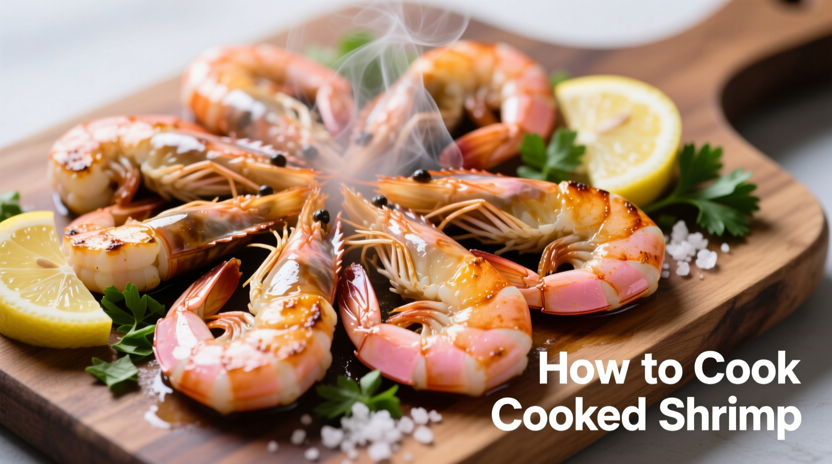 how to cook cooked shrimp