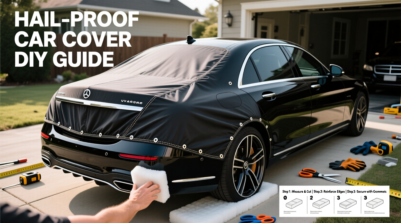 how to make a hail proof car cover