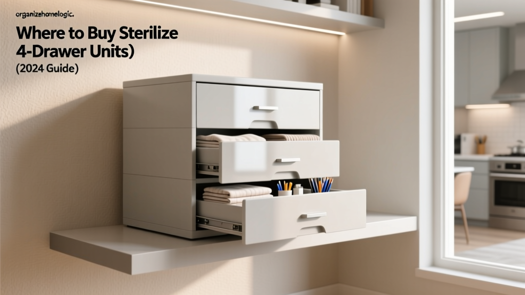 Where to Buy Sterilite 4-Drawer Units (2024 Guide)