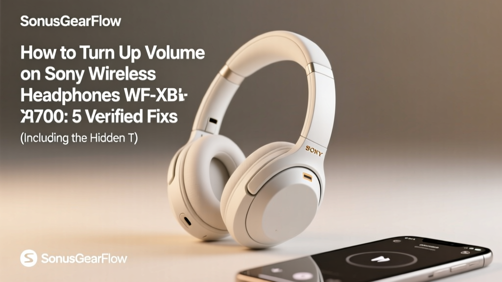 WF-XB700 Volume Too Low? 5 Fixes (2026)