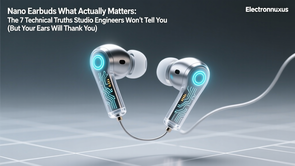 Nano Earbuds What Actually Matters: The 7 Technical Truths Studio Engineers Won’t Tell You (But Your Ears Will Thank You)