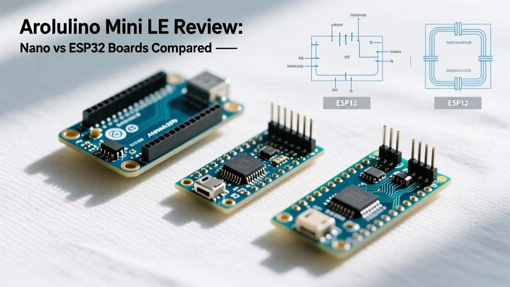 Arduino Uno Mini LE Review: Nano vs ESP32 Boards Compared
