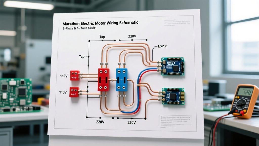 Marathon Electric Motor Wiring Schematic: 1-Phase & 3-Phase Guide