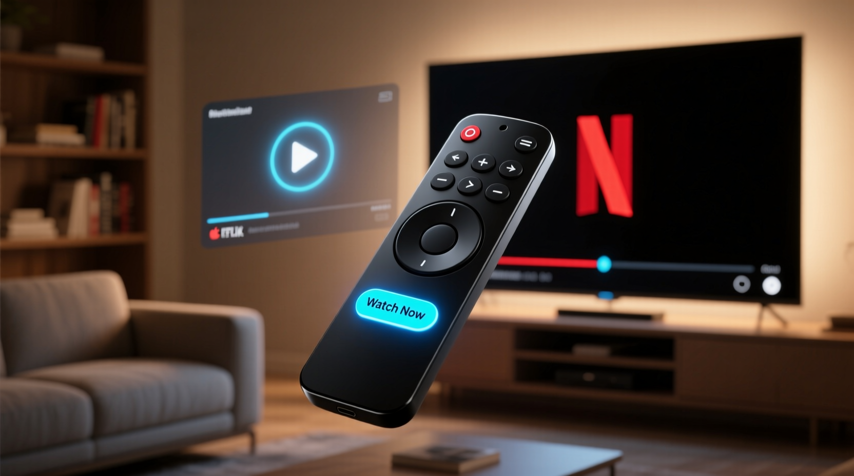 control netflix watch now videos with your remote