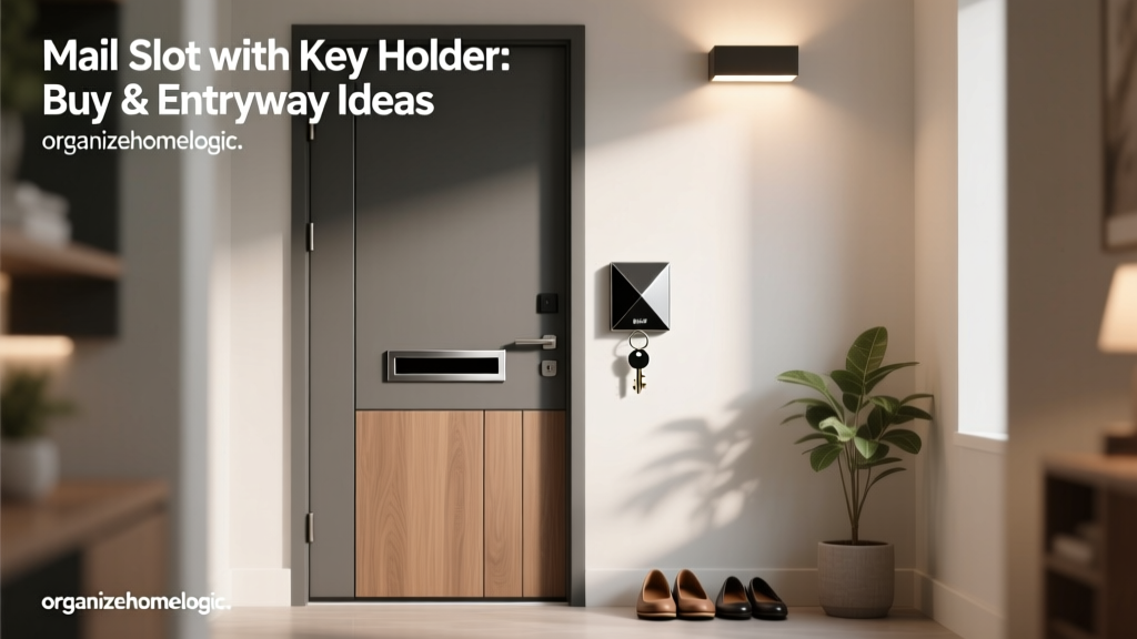 Mail Slot with Key Holder: Buy & Entryway Ideas
