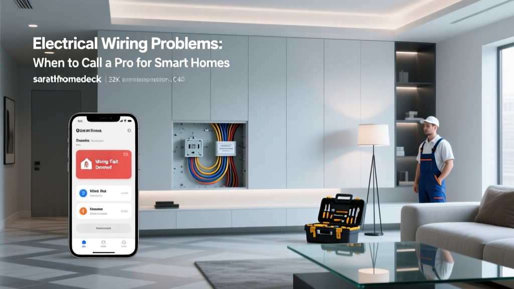 Electrical Wiring Problems: When to Call a Pro for Smart Homes