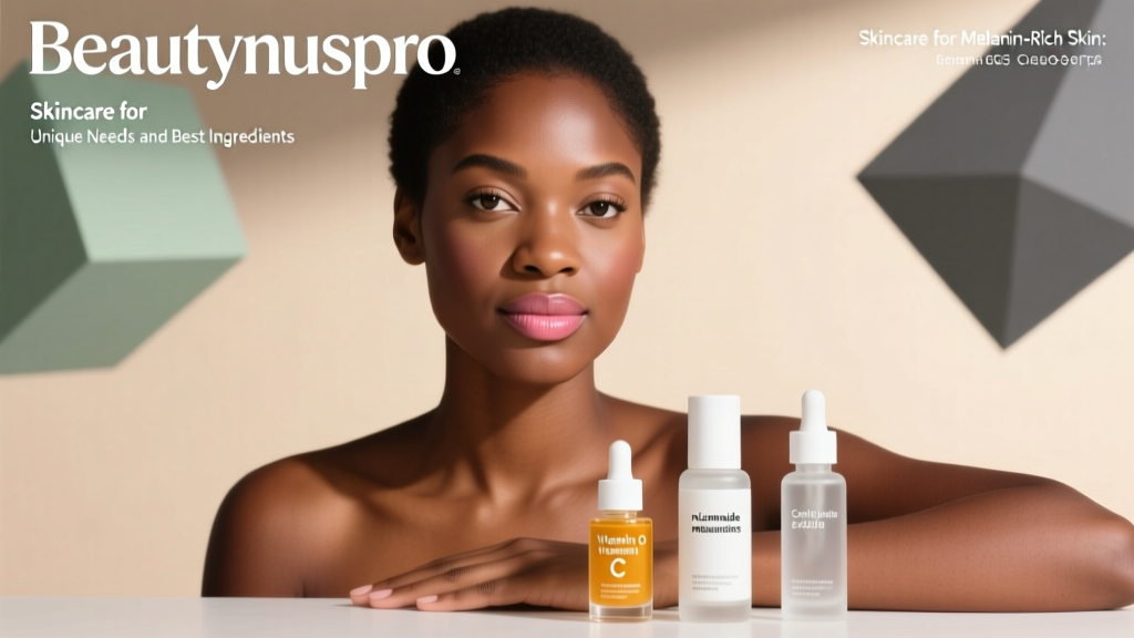 Skincare for Melanin-Rich Skin: Needs & Best Ingredients