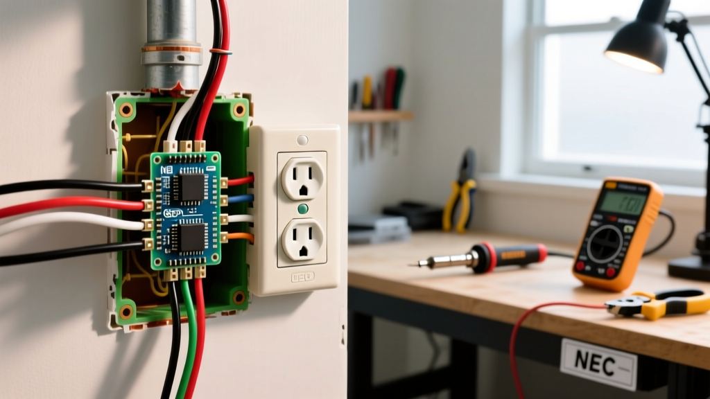 Complete Wiring Diagram for Light Switch and Outlet on Same Circuit