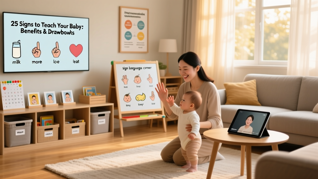 Baby Sign Language: 25 Essential Signs, Proven Teaching Strategies, Real Benefits & Evidence-Based Drawbacks (With Video Guidance)
