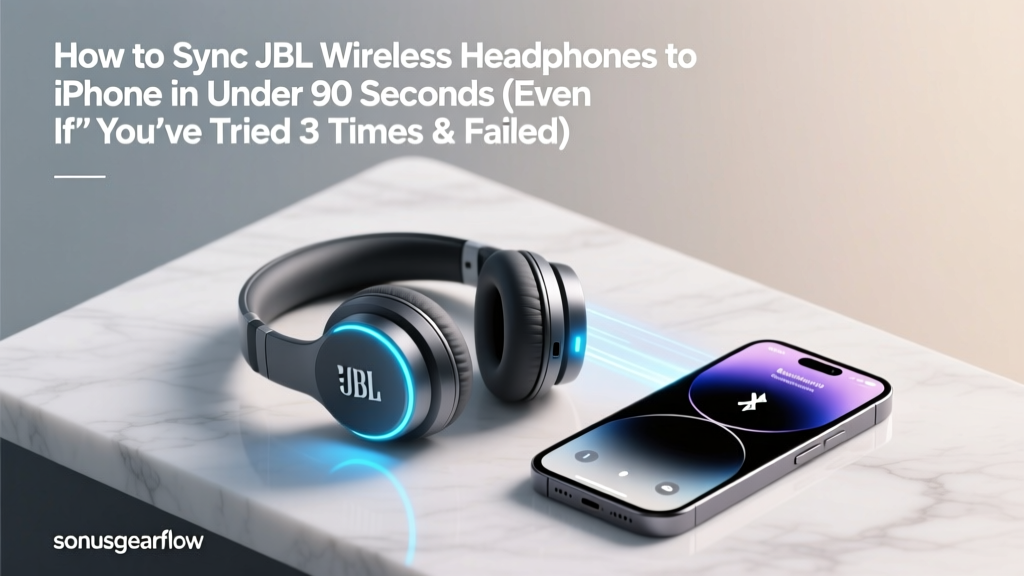 JBL Headphones to iPhone Sync Guide (2026)