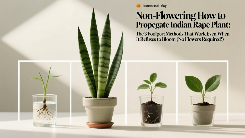 Propagate Indian Rope Plant Without Flowers