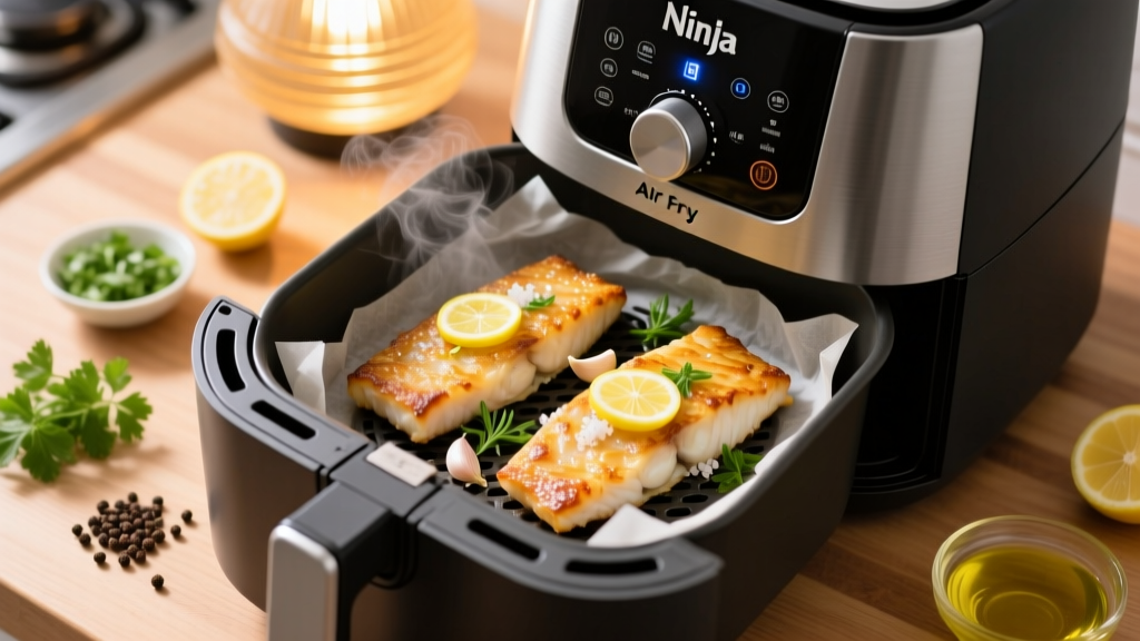 Crispy Cod in Ninja Foodi Air Fryer (Flaky & Perfect!)