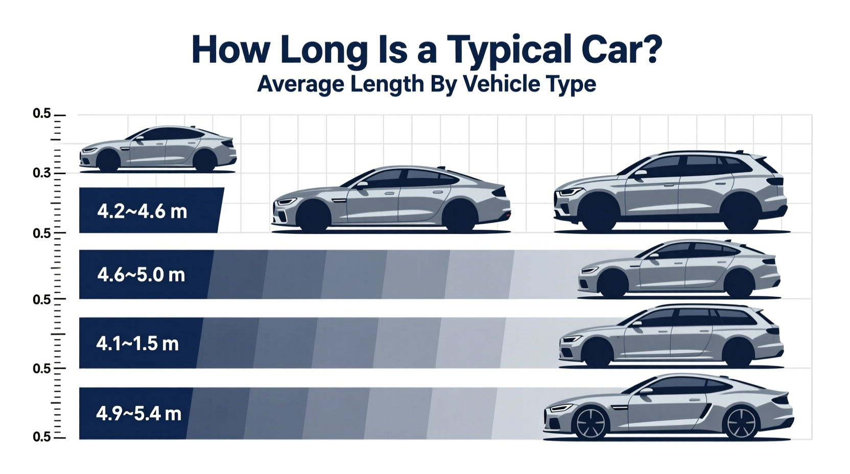 how long is a typical car