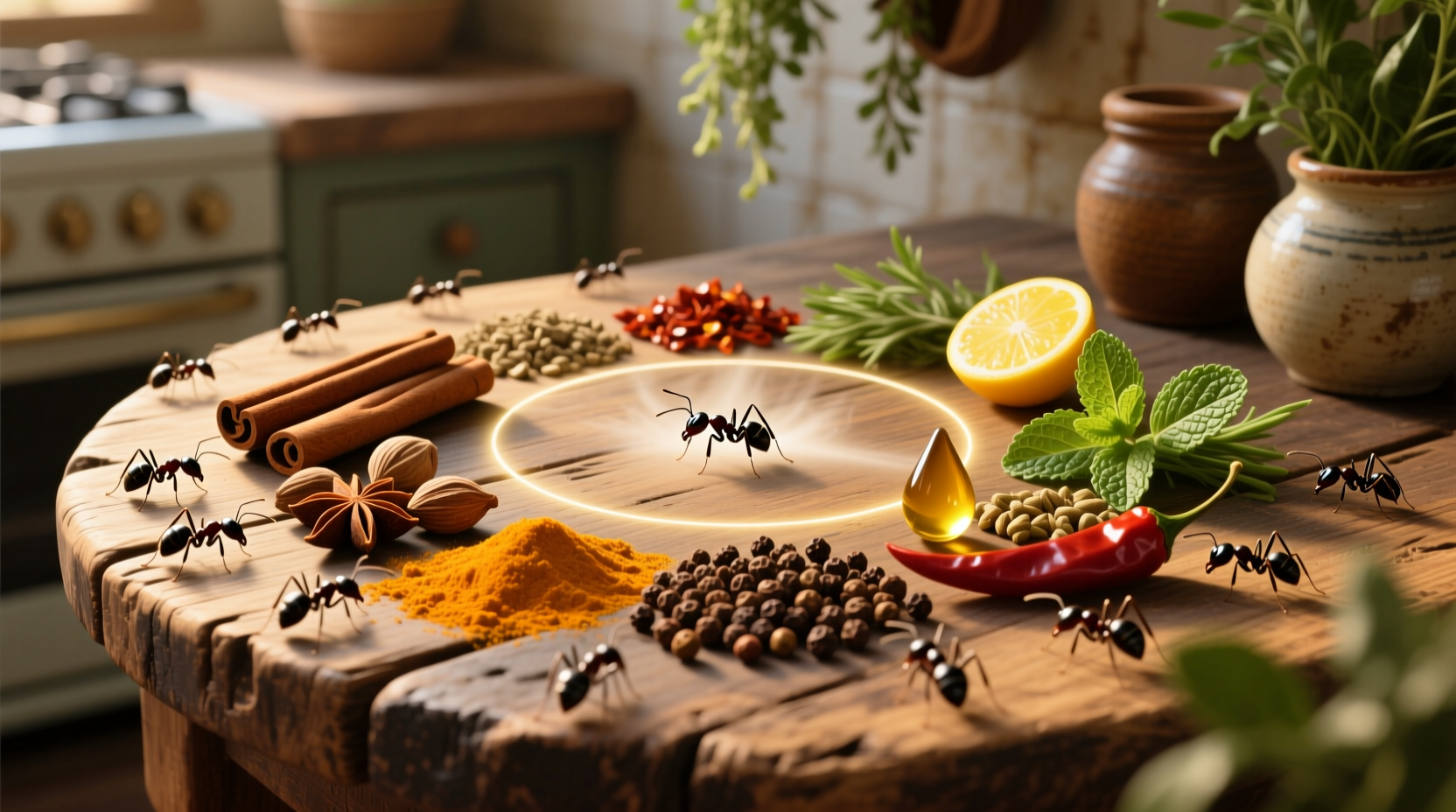 keep the ants away with spices and extracts you already
