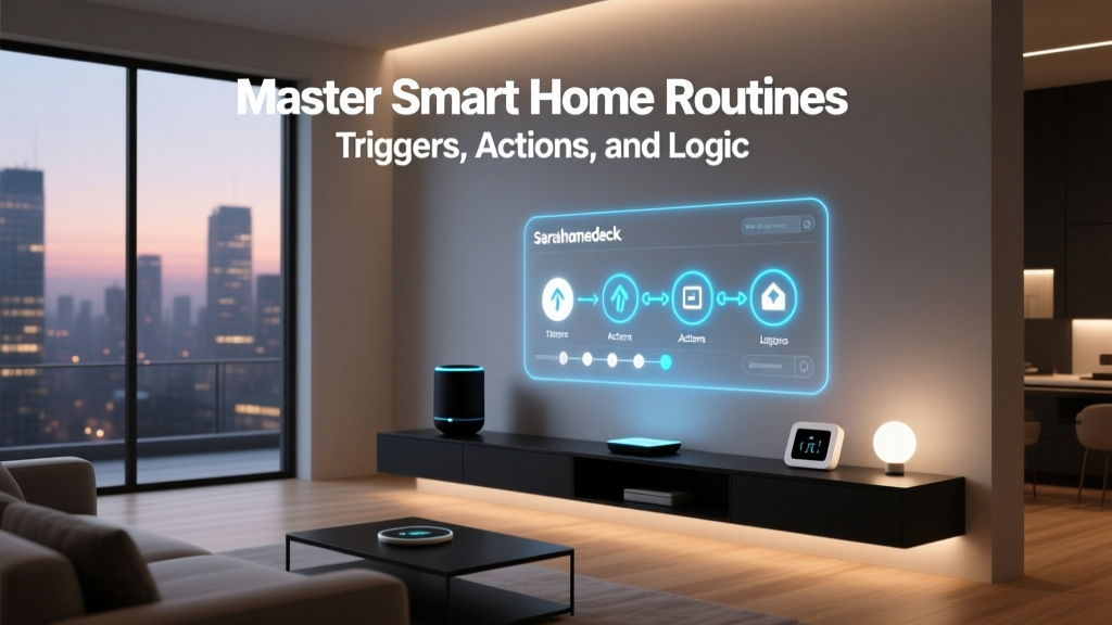Master Smart Home Routines: Triggers, Actions, and Logic