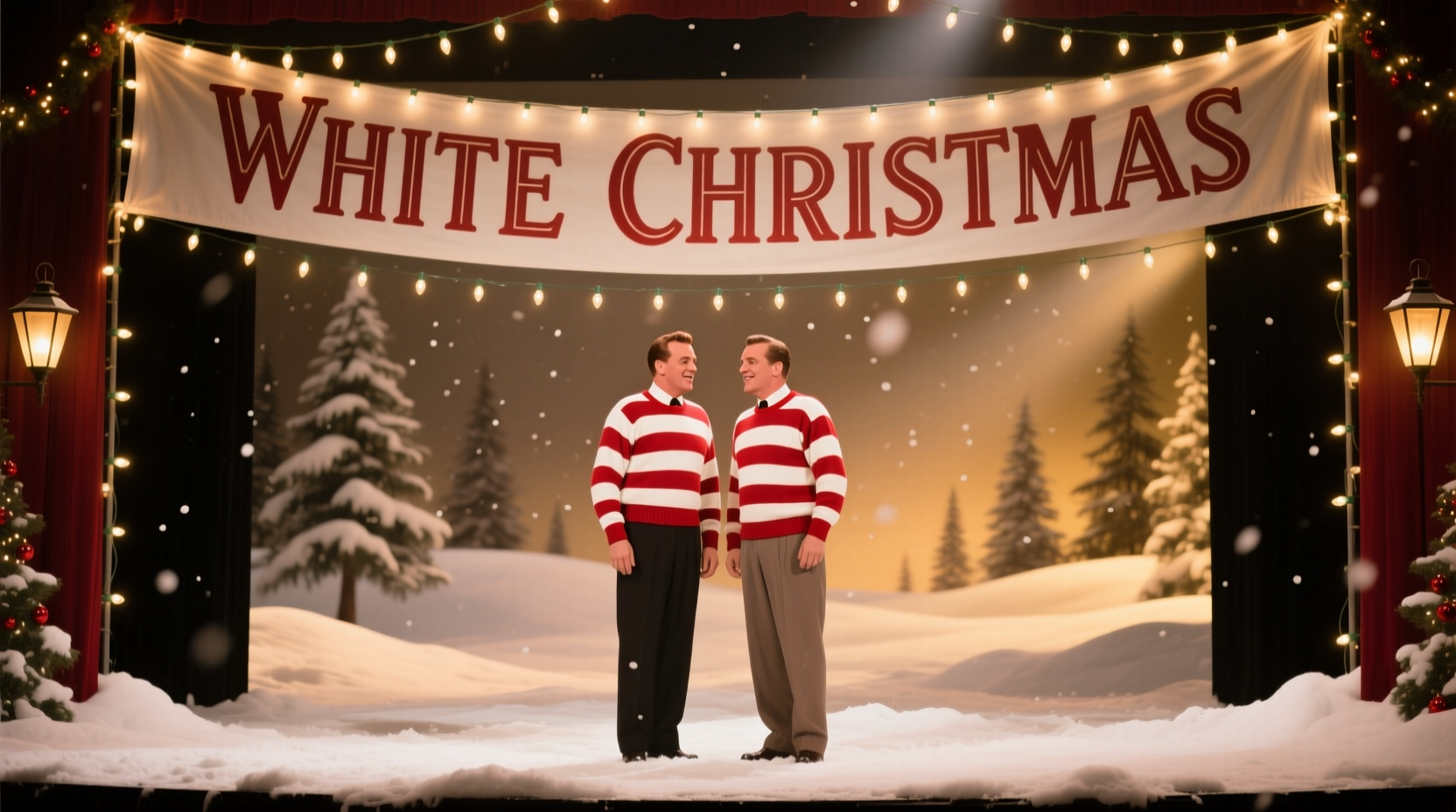 was white christmas filmed in color