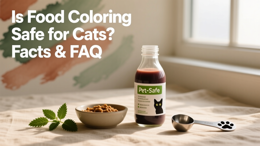 Is Food Coloring Safe for Cats? Facts & FAQ