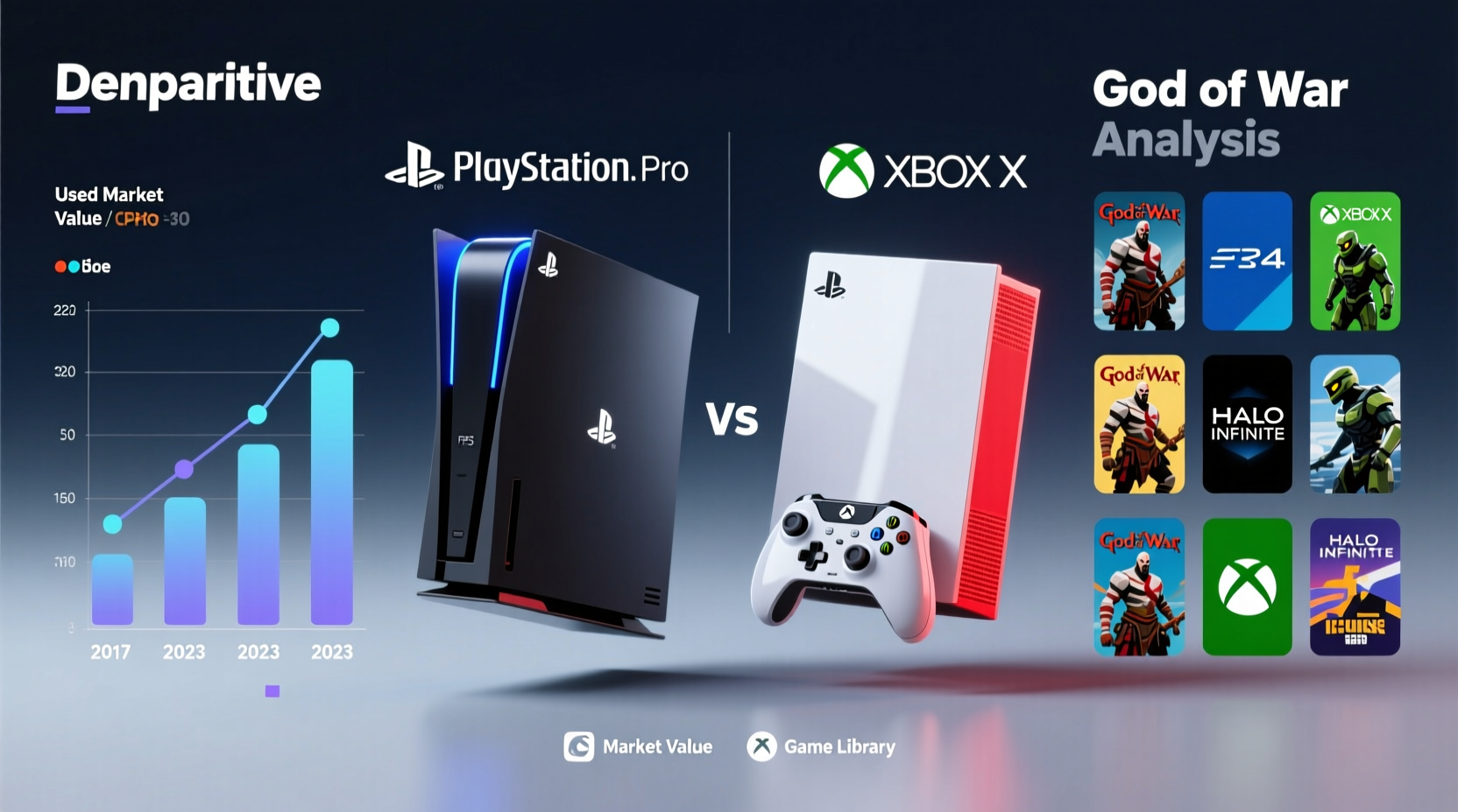 ps4 pro vs xbox one x used market value and game library compared