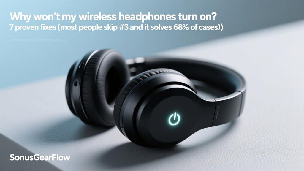 Wireless Headphones Won’t Turn On? 7 Fixes (2026)