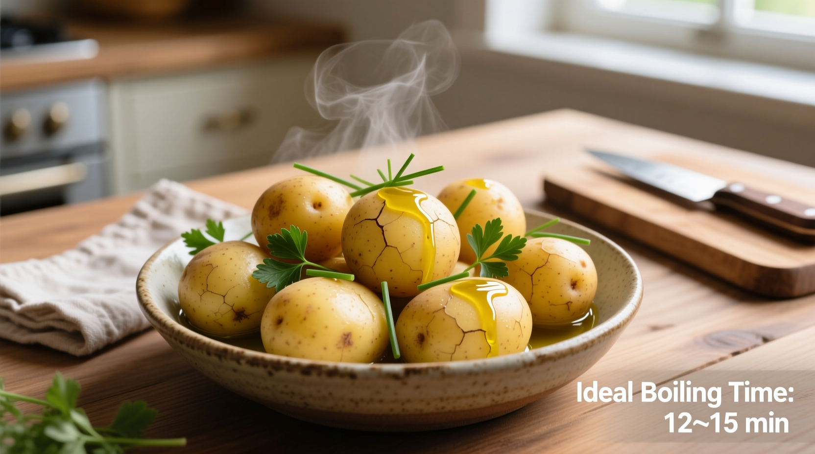 ideal boiling time for potatoes in potato salad
