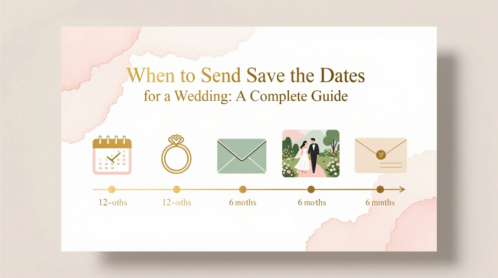 when do you send save the dates for wedding