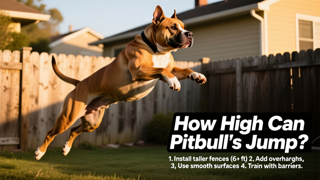 How High Can Pitbulls Jump? Tips to Prevent Them From Scaling Fences
